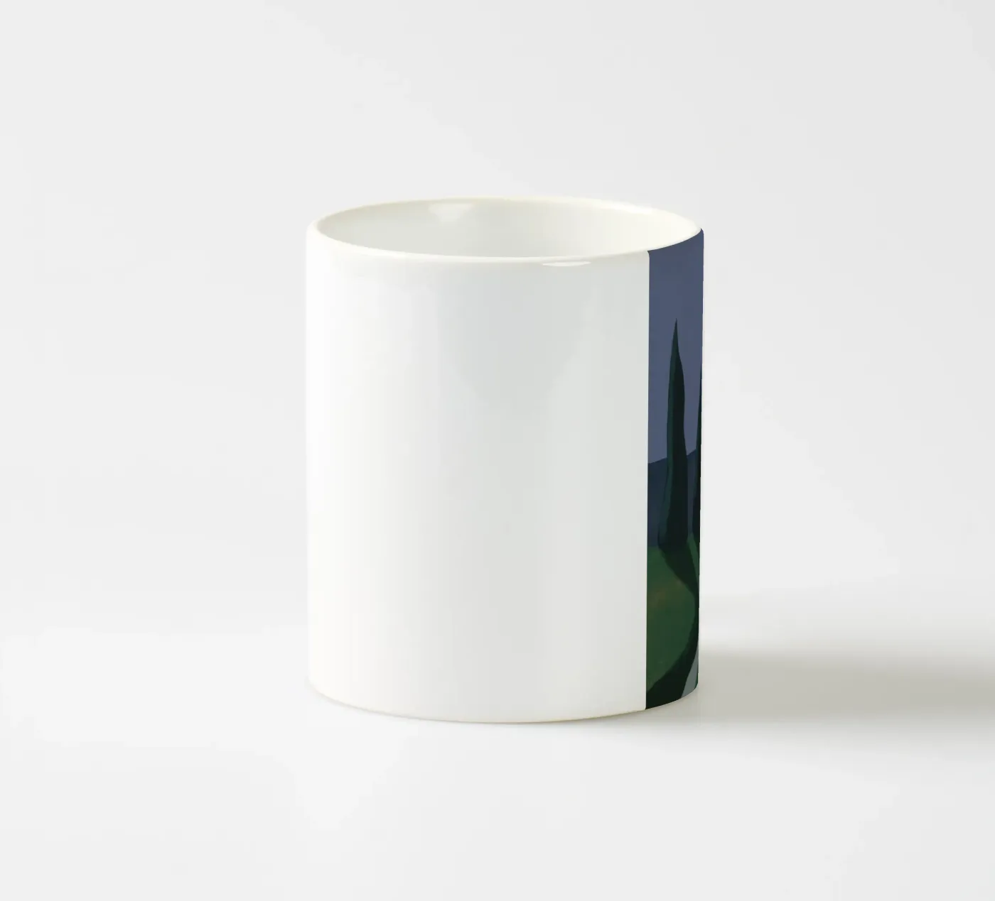 Moonlight shadow ceramic mug by Little Dean
