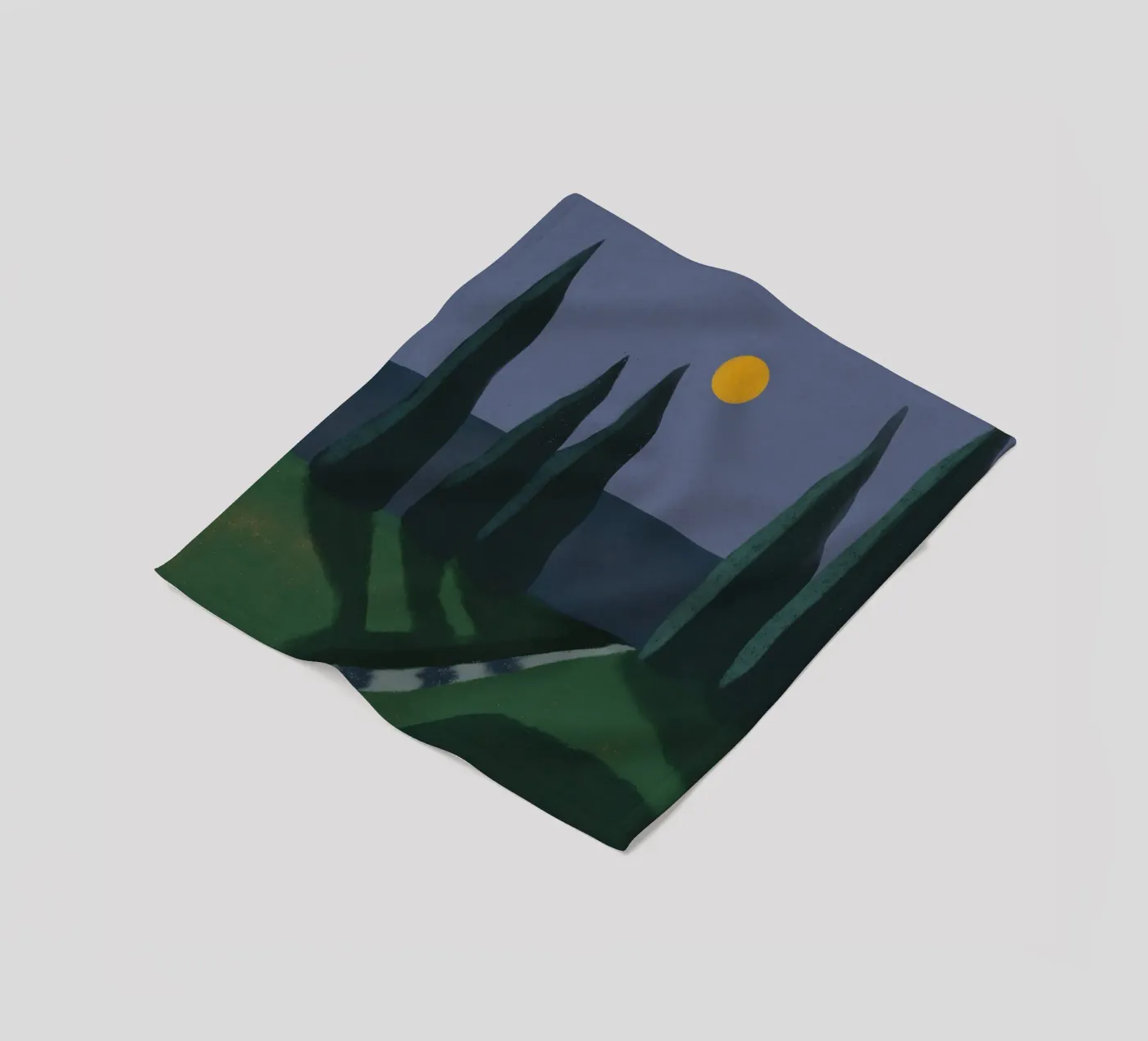 Ombre au clair de lune plaid polaire de Little Dean