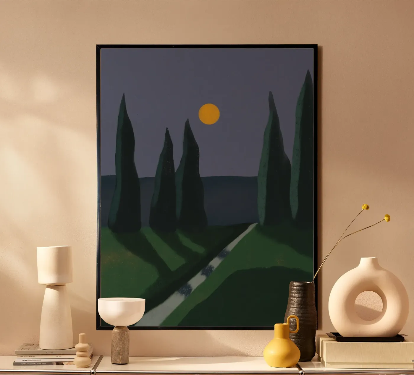 Moonlight shadow Poster von Little Dean