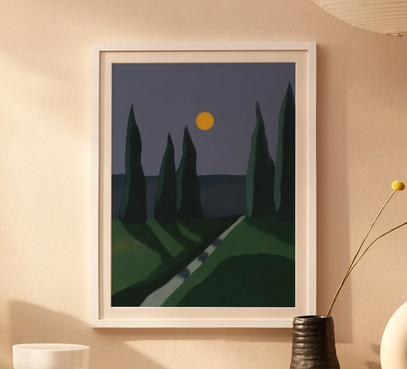 Moonlight shadow Poster von Little Dean