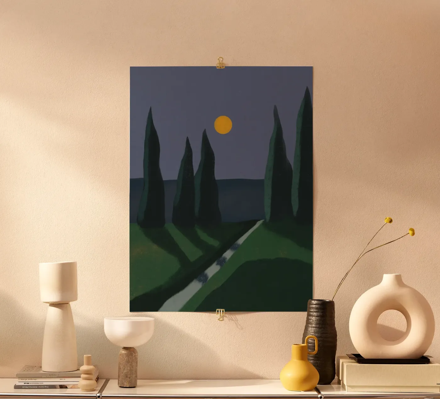 Moonlight shadow Poster von Little Dean