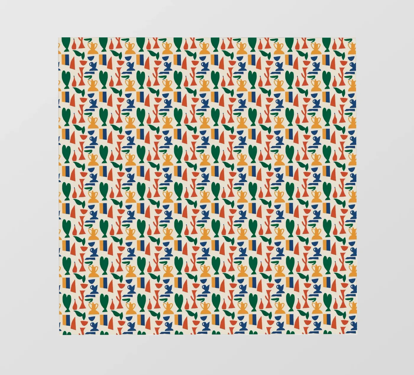 Vase seamless pattern PVC Plane von Little Dean