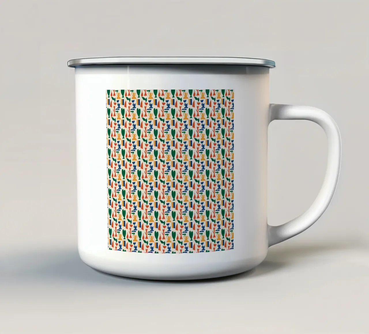 Vaso senza soluzione di continuità tazza in smalto da Little Dean