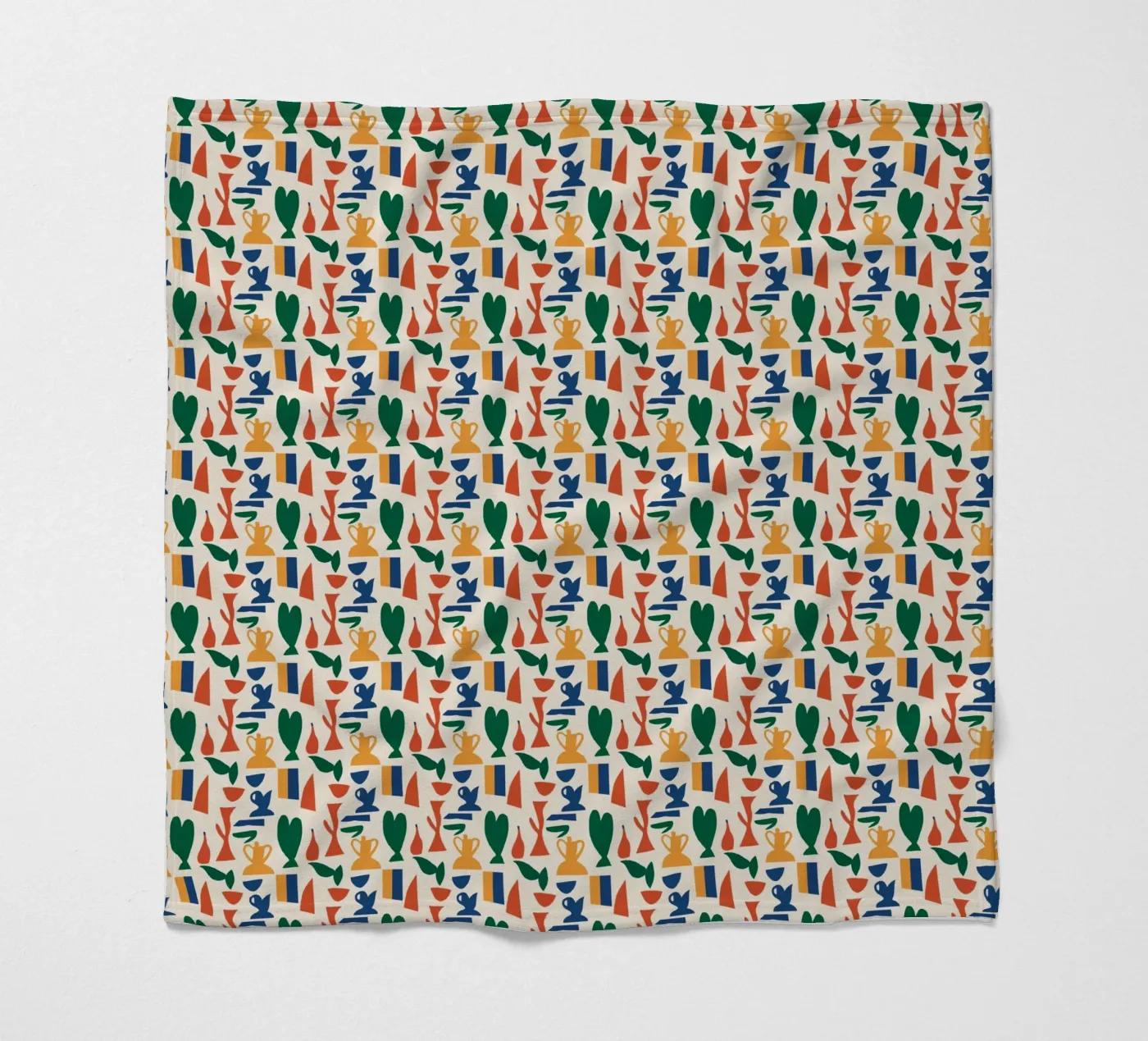 Vaas naadloos patroon fleecedeken van Little Dean