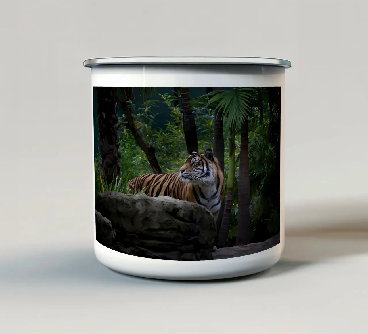 Poster animali 213 tazza in smalto da Korrie Lane