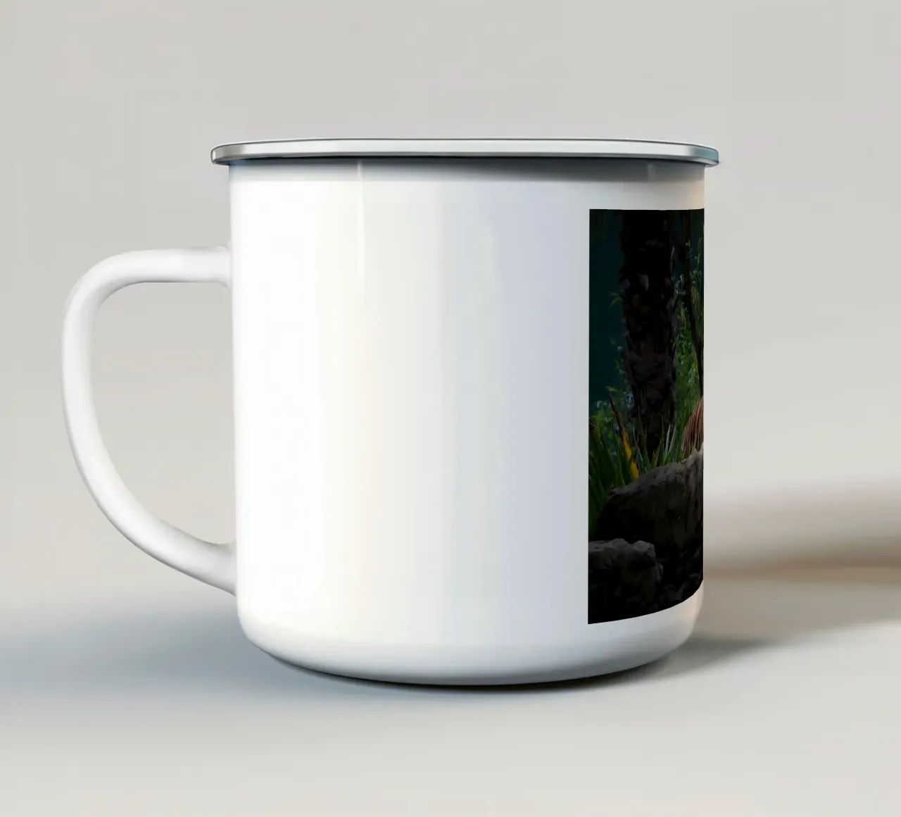 Poster animali 213 tazza in smalto da Korrie Lane
