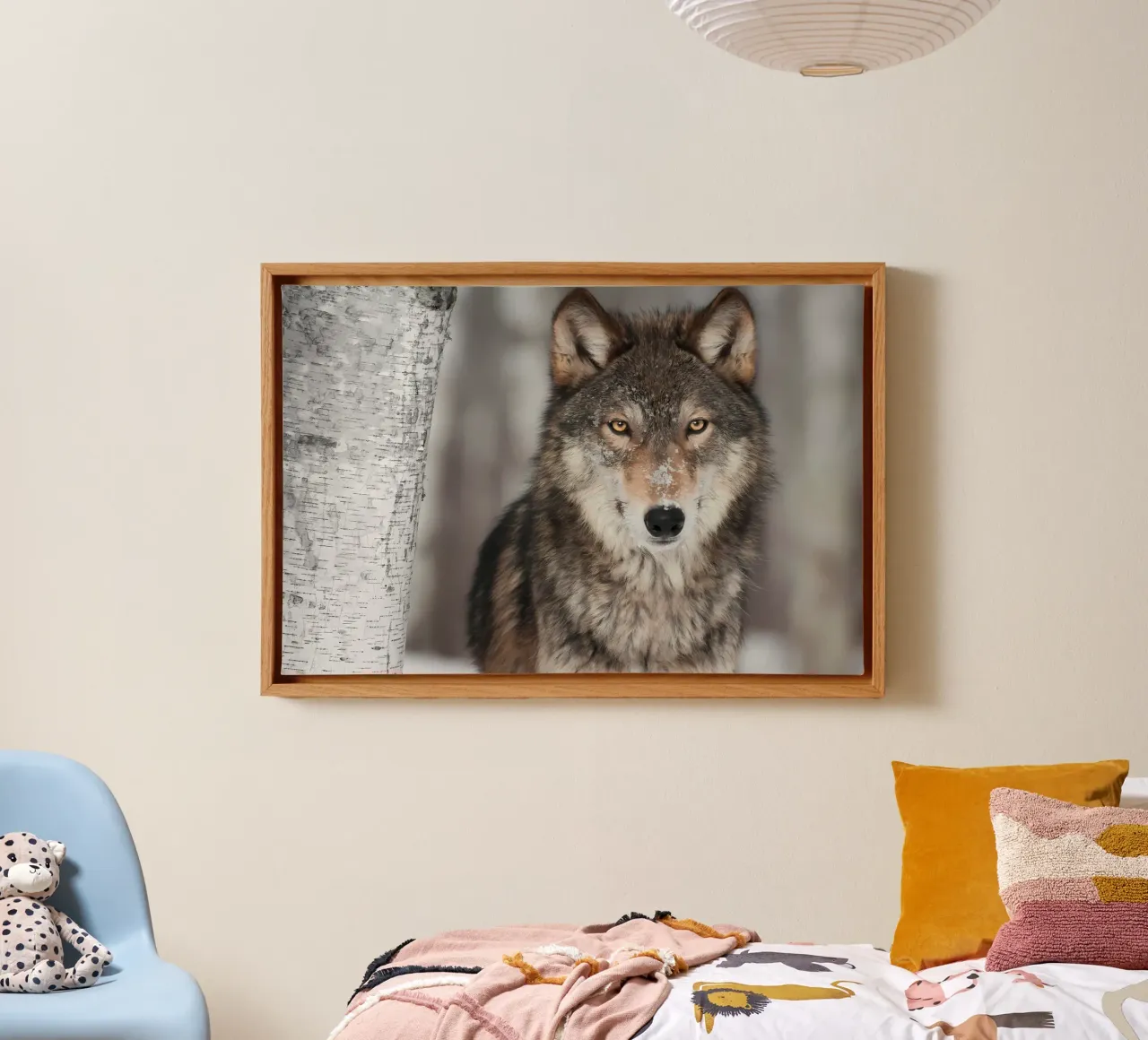 Poster animali 214 tela con Cornice a cassetta da Korrie Lane