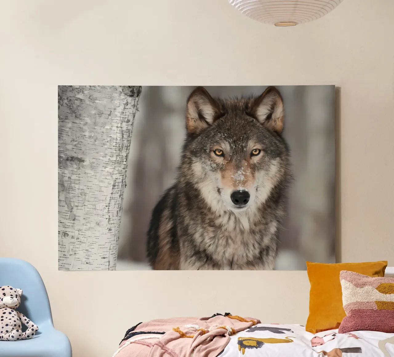 Poster animali 214 tela con Cornice a cassetta da Korrie Lane