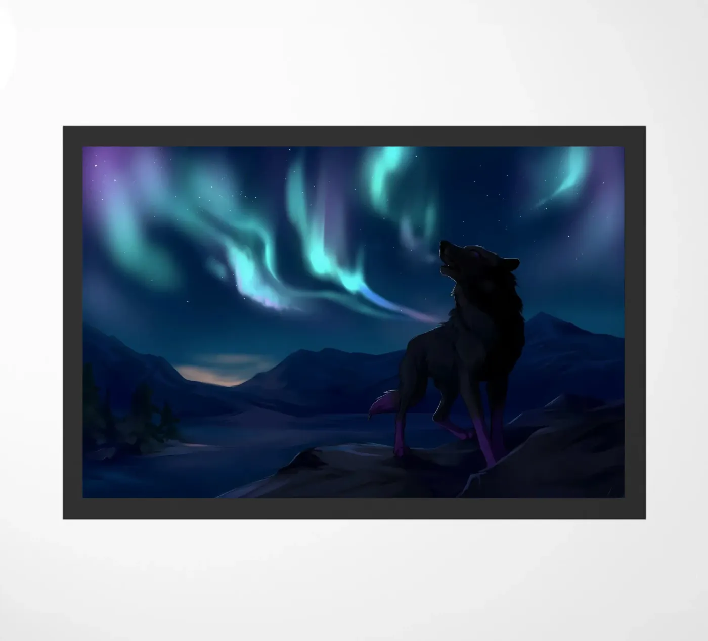 Animal poster 221 doormat by Korrie Lane