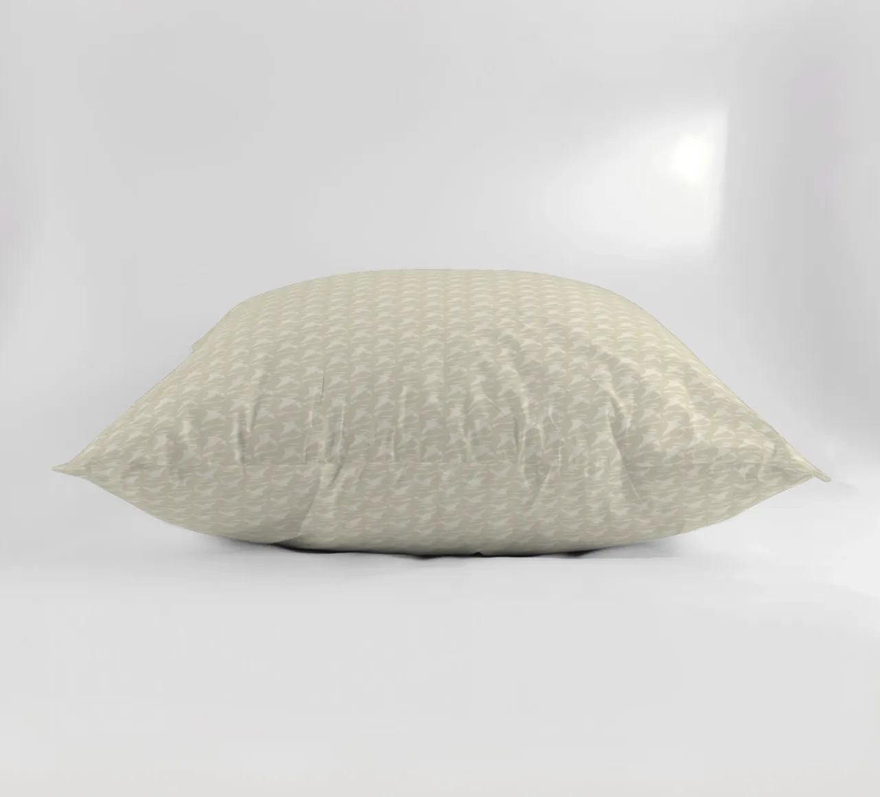 Mocha mousse seamless pattern decorative cushion by Little Dean