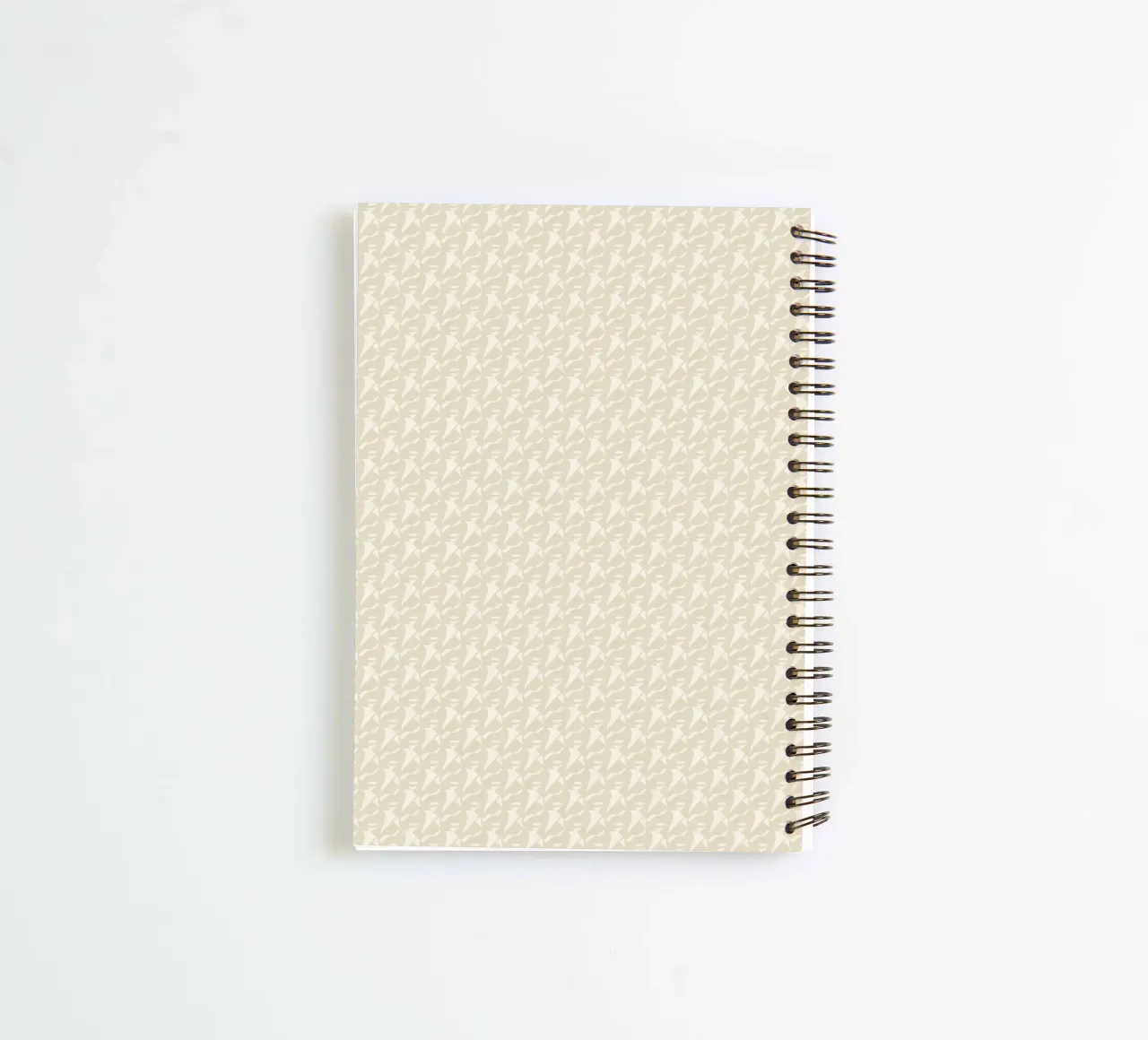 Mokka Mousse nahtloses Muster Ringbuch von Little Dean