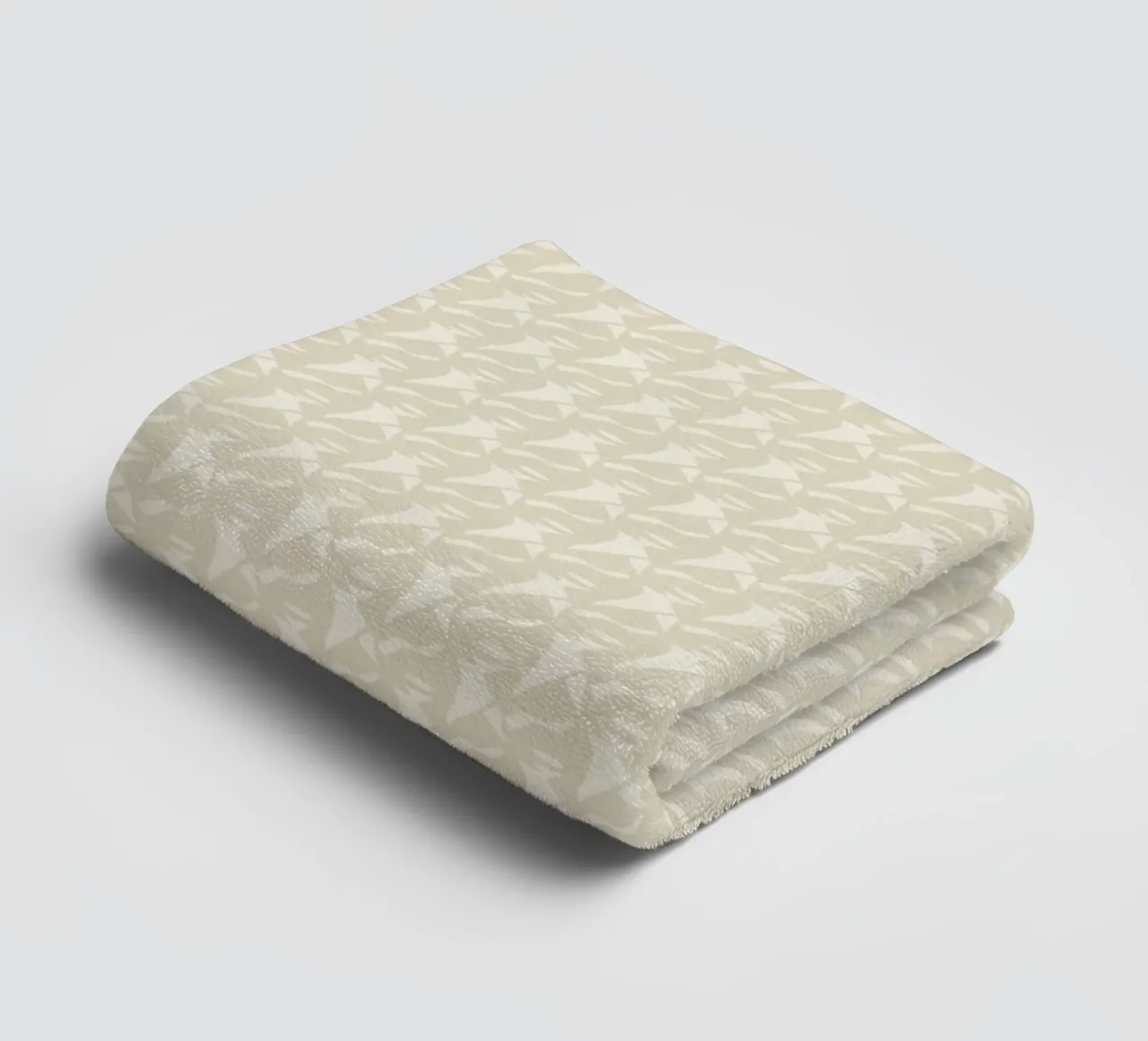 Mocha mousse seamless pattern towel by Little Dean