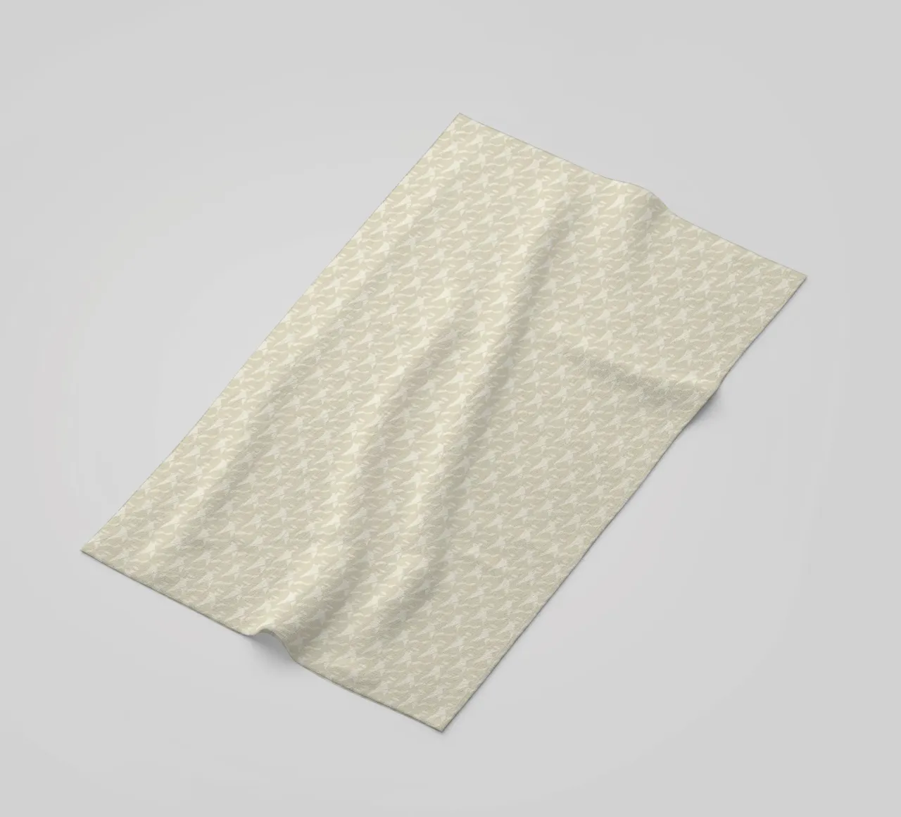 Mocha mousse seamless pattern beach towel by Little Dean