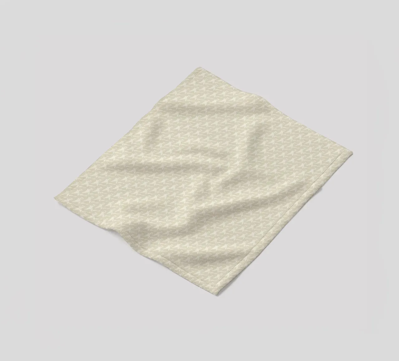 Mocha mousse seamless pattern fleece blanket by Little Dean