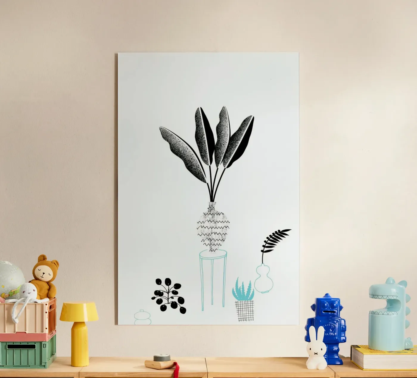 The Plants acryl van typealive