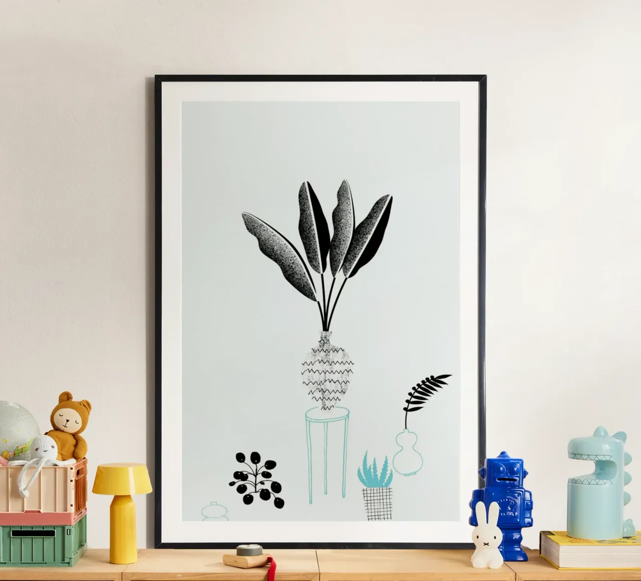 The Plants poster con telaio in plastica da typealive
