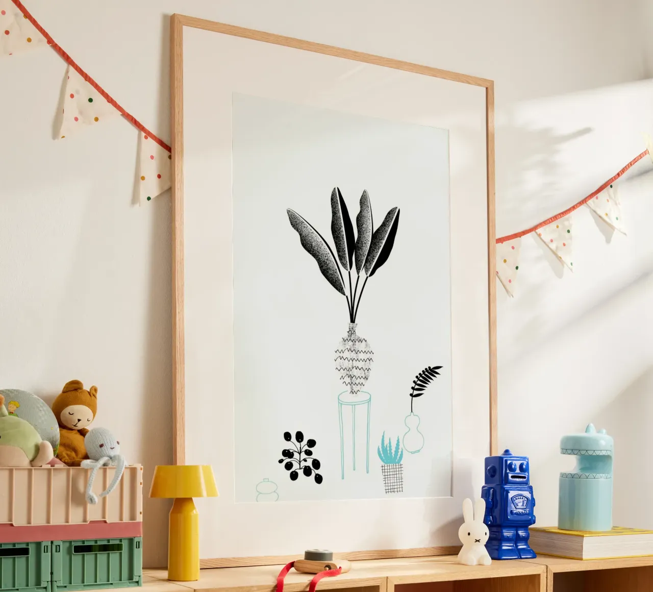 The Plants poster con telaio in plastica da typealive