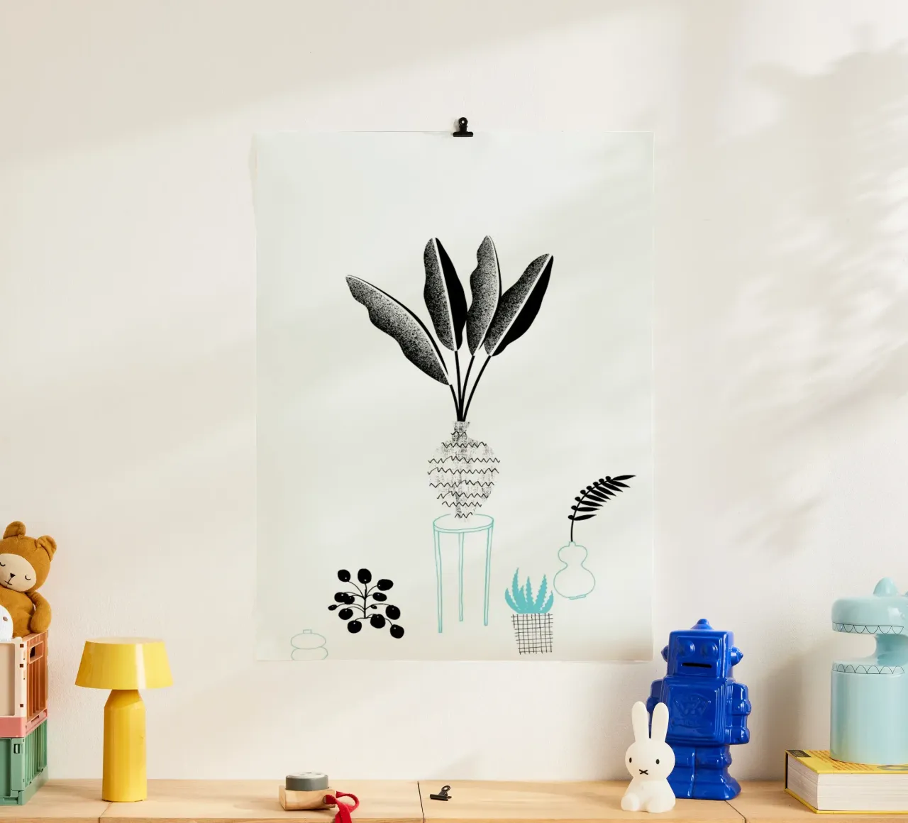 The Plants poster con telaio in plastica da typealive