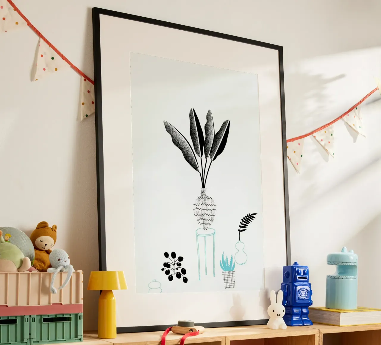 The Plants poster con telaio in plastica da typealive