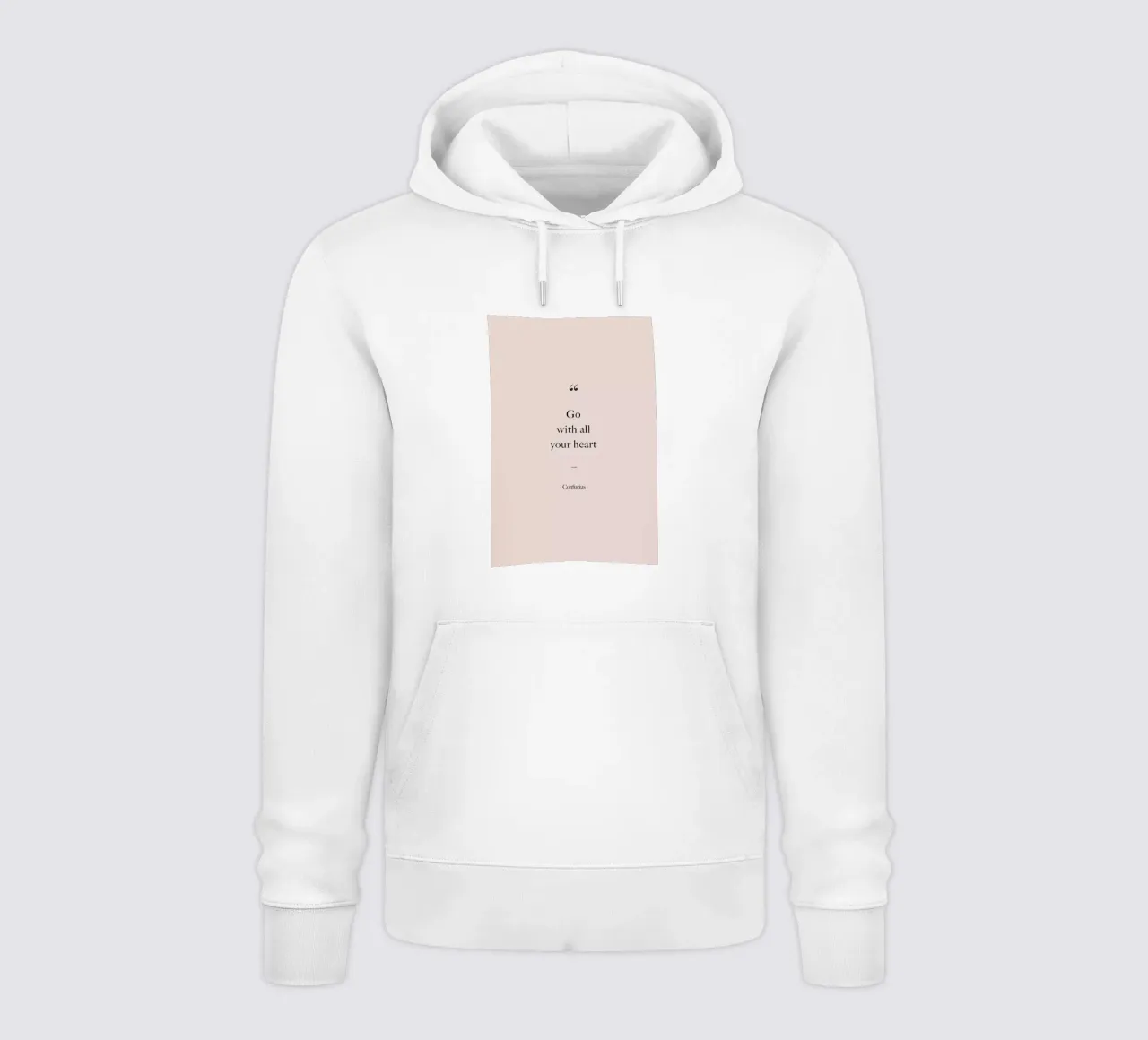 Go with All Your Heart felpa con cappuccio da Studio One