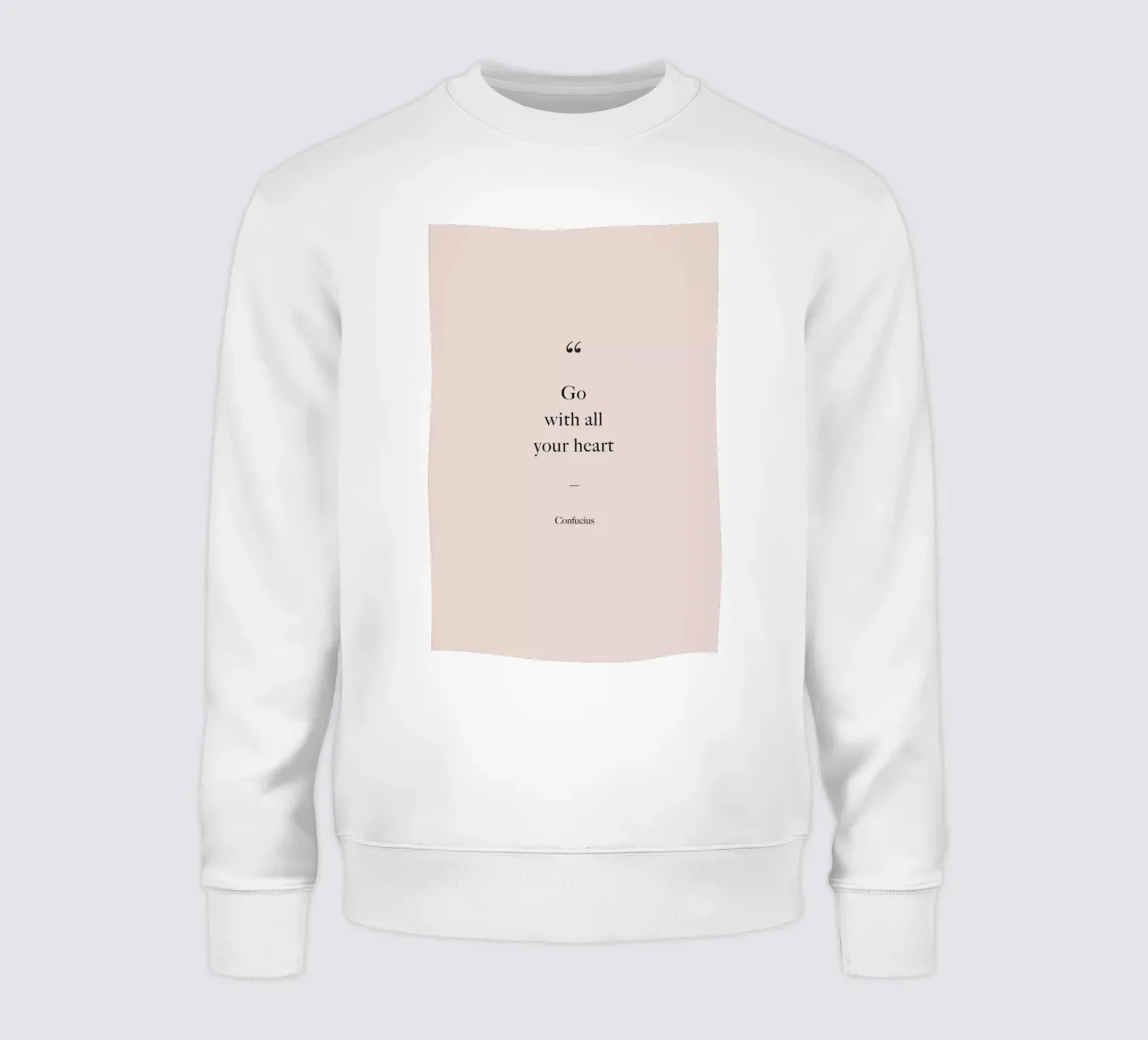 Go with All Your Heart Sweatshirt von Studio One