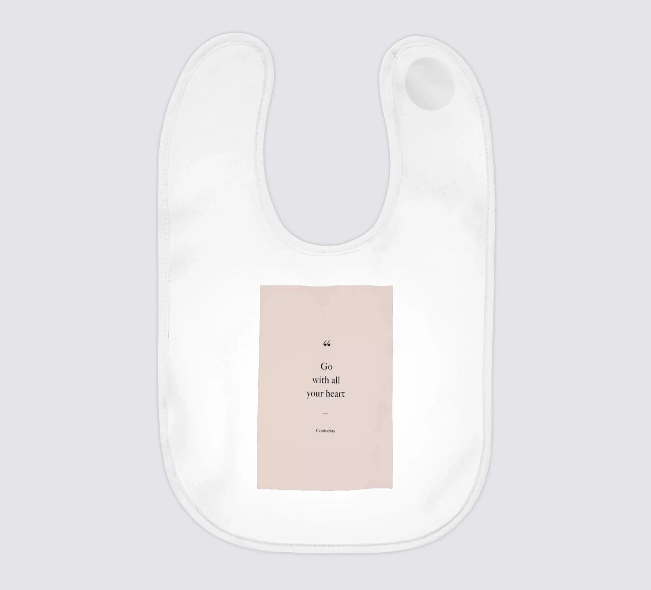 Go with All Your Heart bavaglino da Studio One