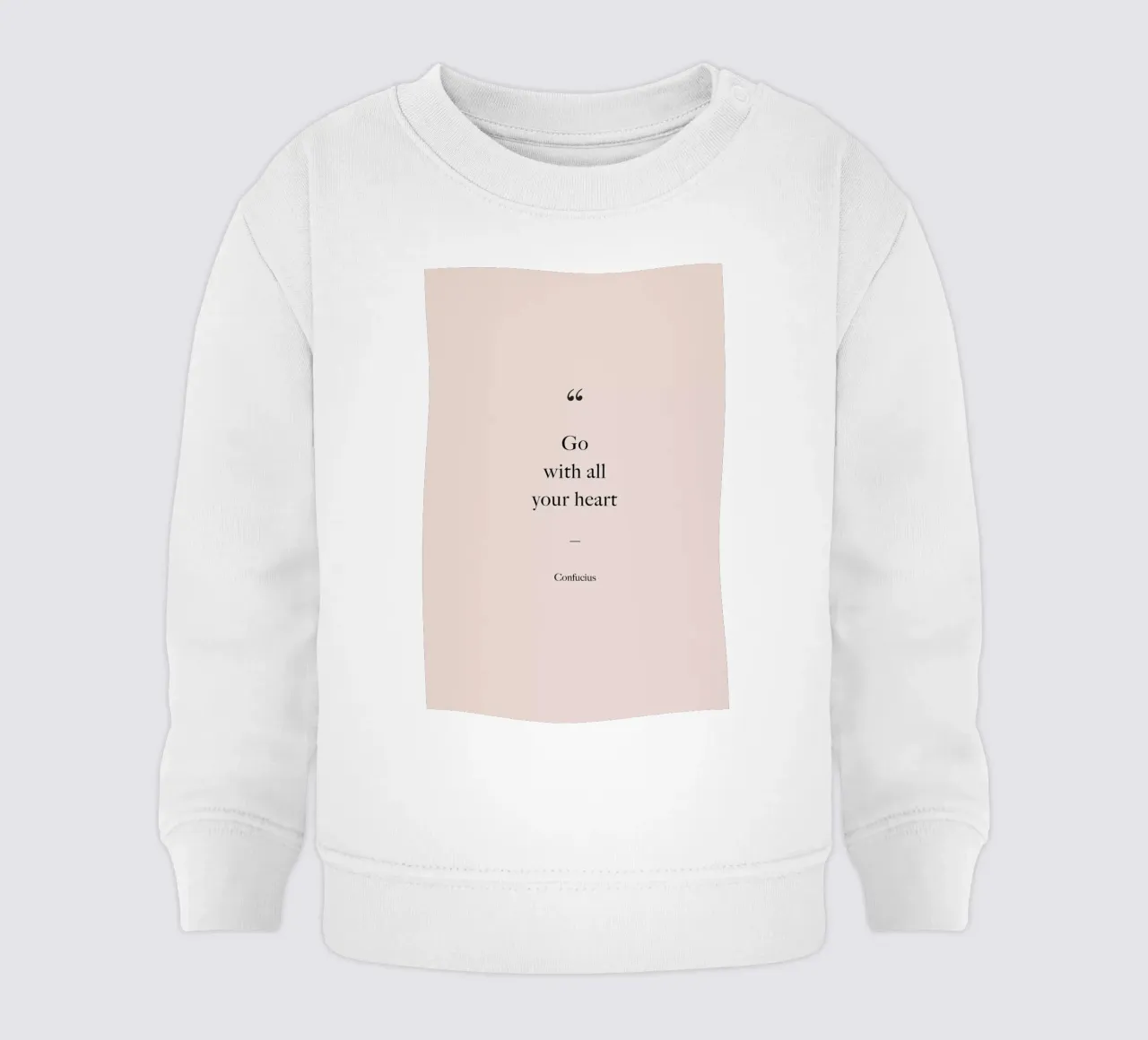 Go with All Your Heart felpa neonato da Studio One
