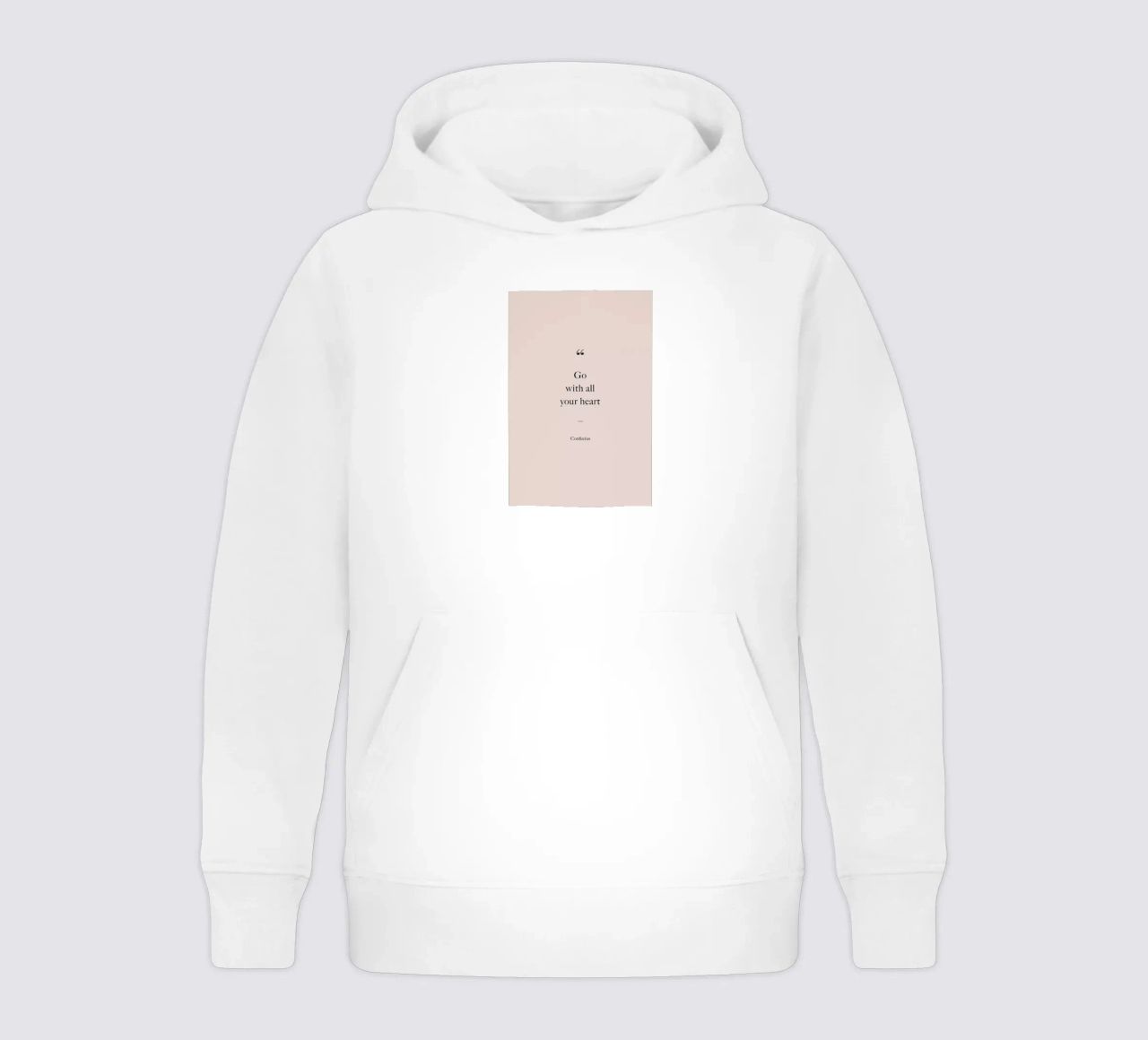 Go with All Your Heart felpa bambino con cappuccio da Studio One