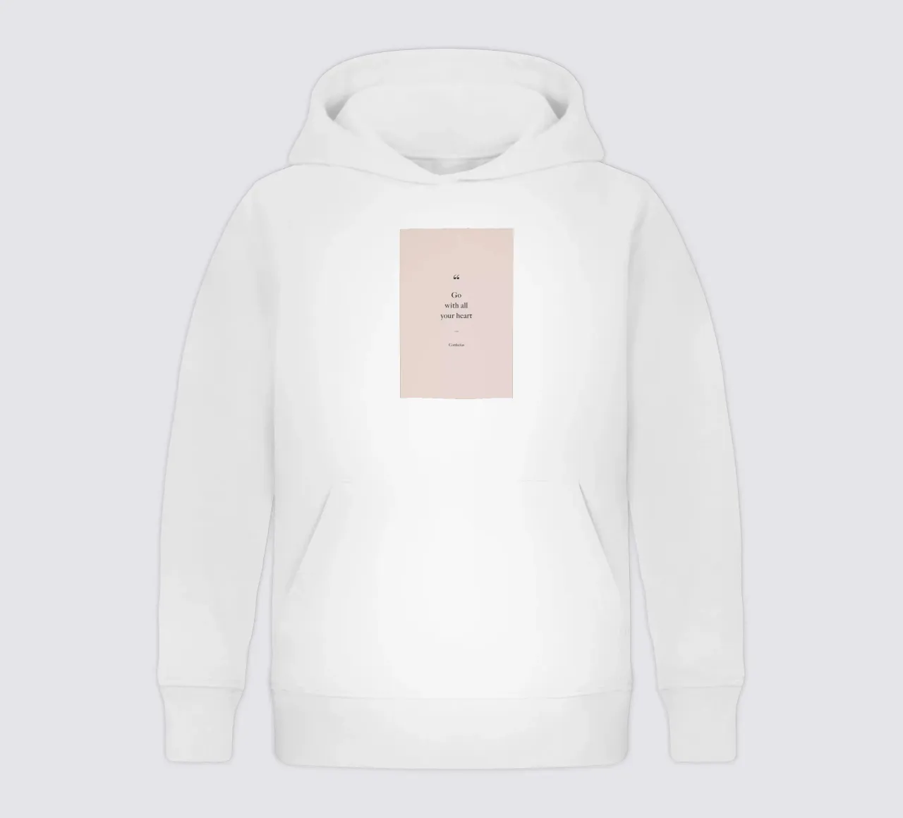 Go with All Your Heart kinder hoodie van Studio One