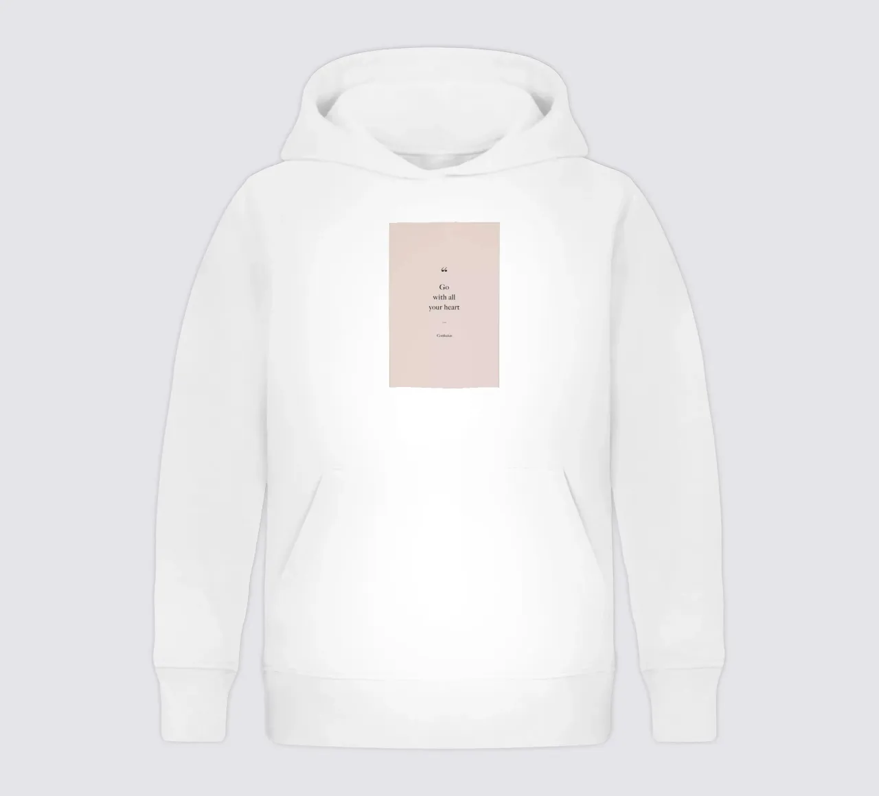 Go with All Your Heart felpa bambino con cappuccio da Studio One