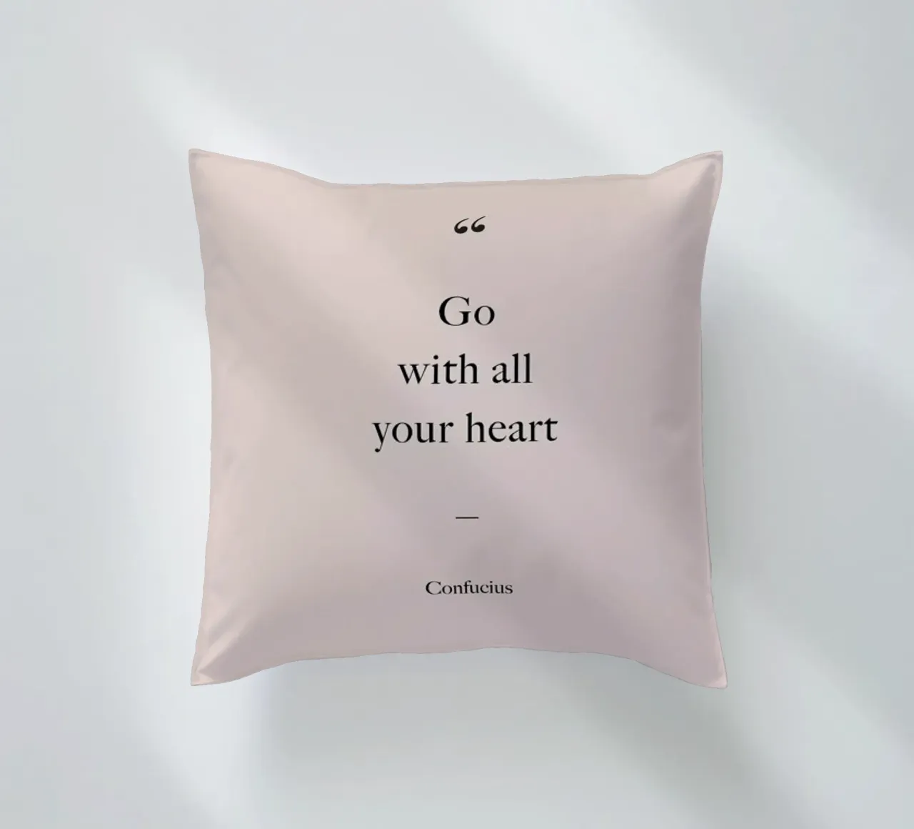 Go with All Your Heart cuscino da Studio One