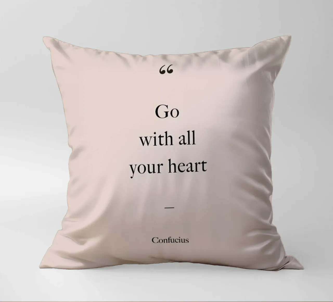 Go with All Your Heart cuscino da Studio One
