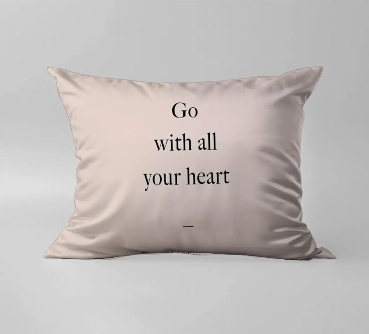 Go with All Your Heart coussin de Studio One