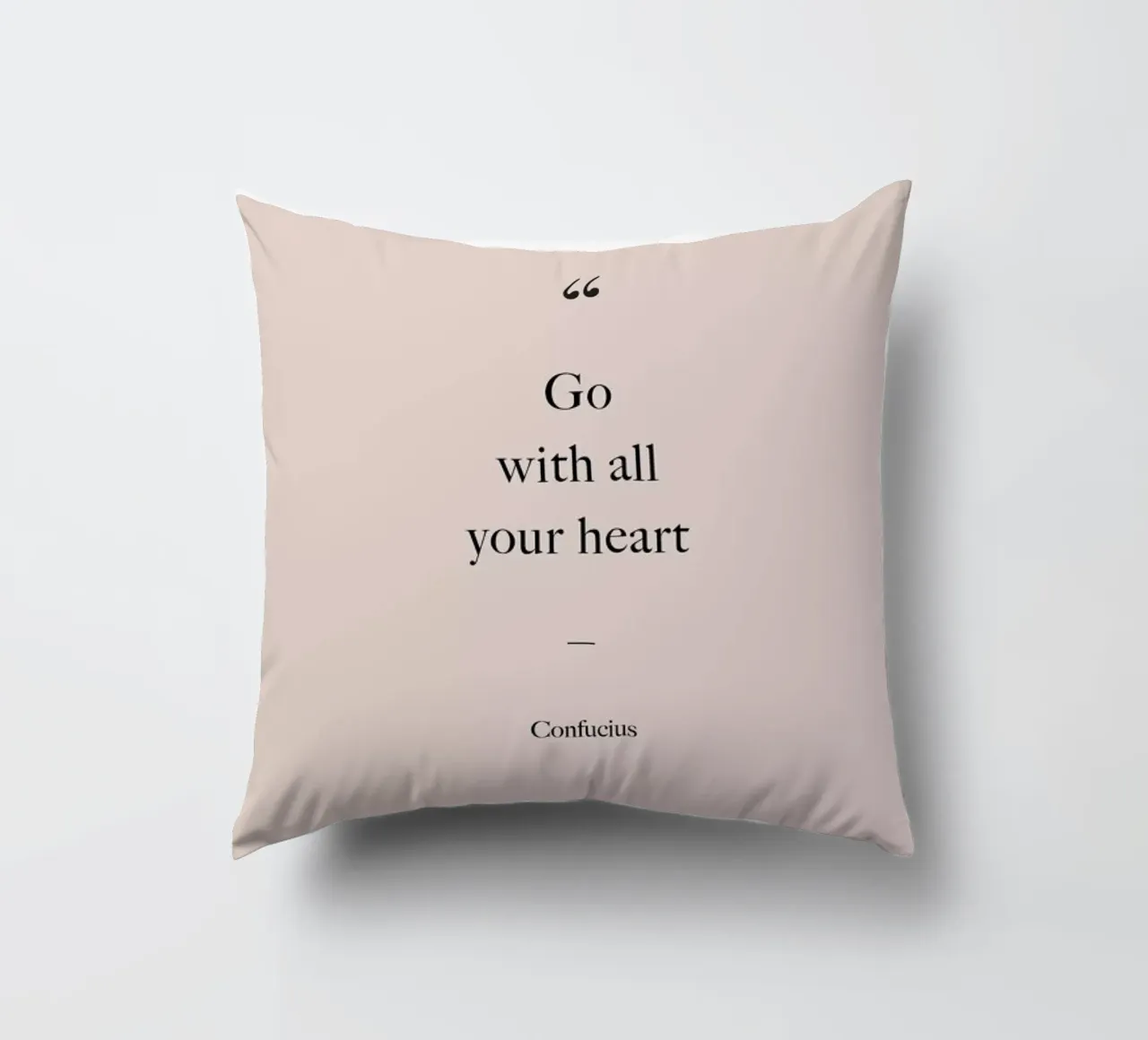 Go with All Your Heart cuscino da Studio One