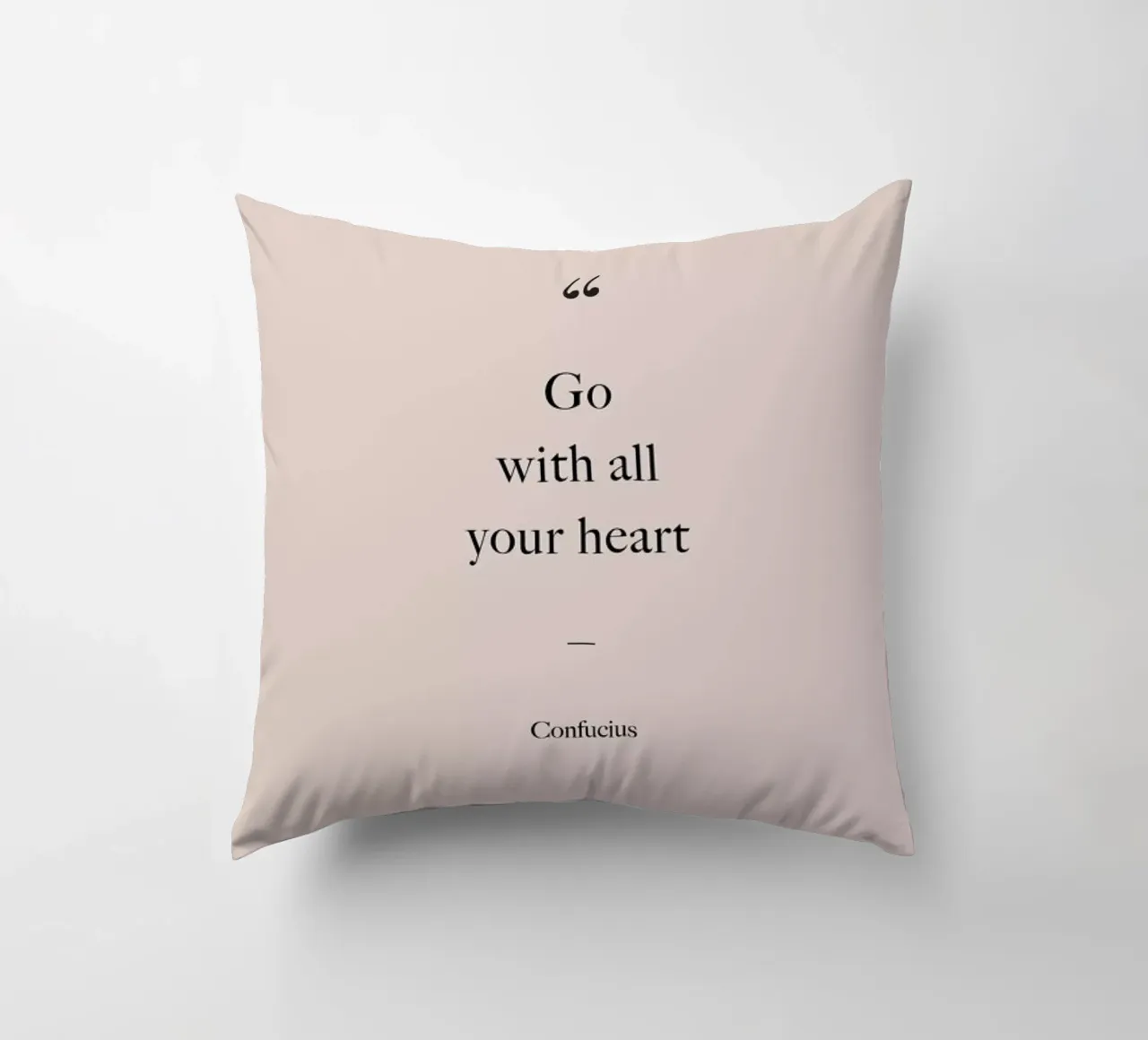 Go with All Your Heart cuscino da Studio One
