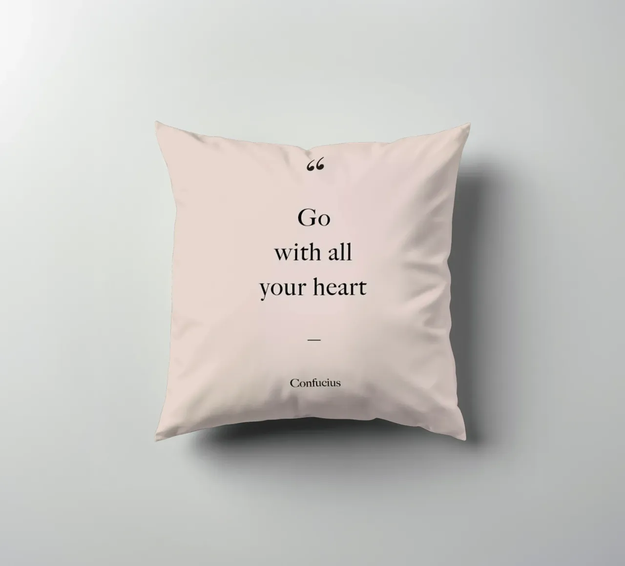 Go with All Your Heart cuscino da Studio One