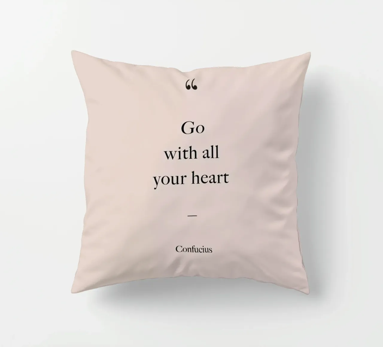 Go with All Your Heart coussin de Studio One
