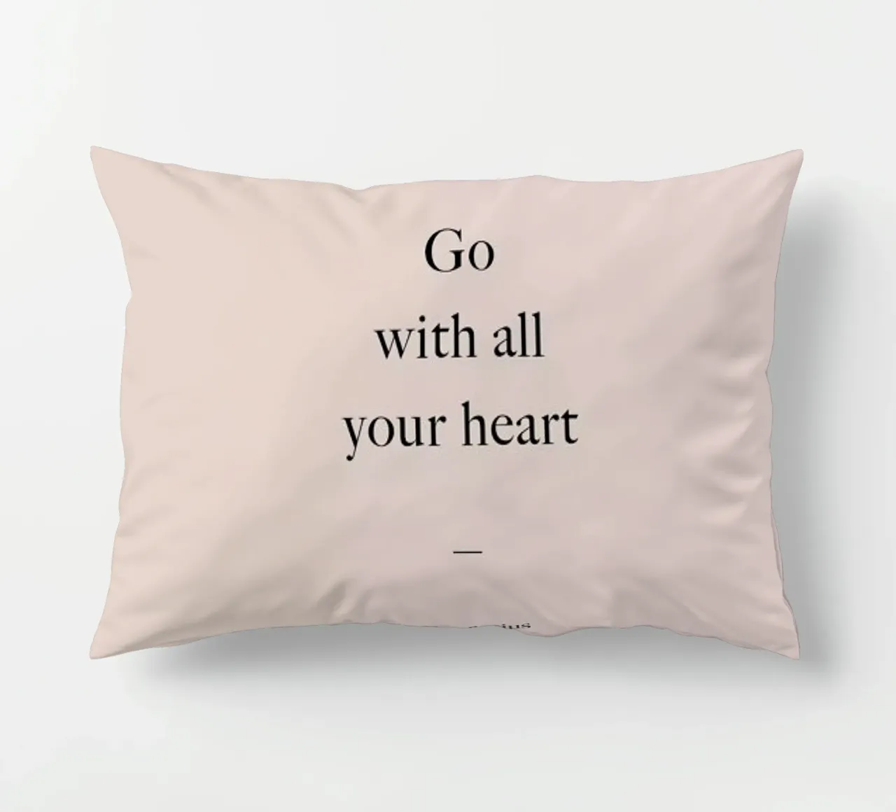 Go with All Your Heart cuscino da Studio One