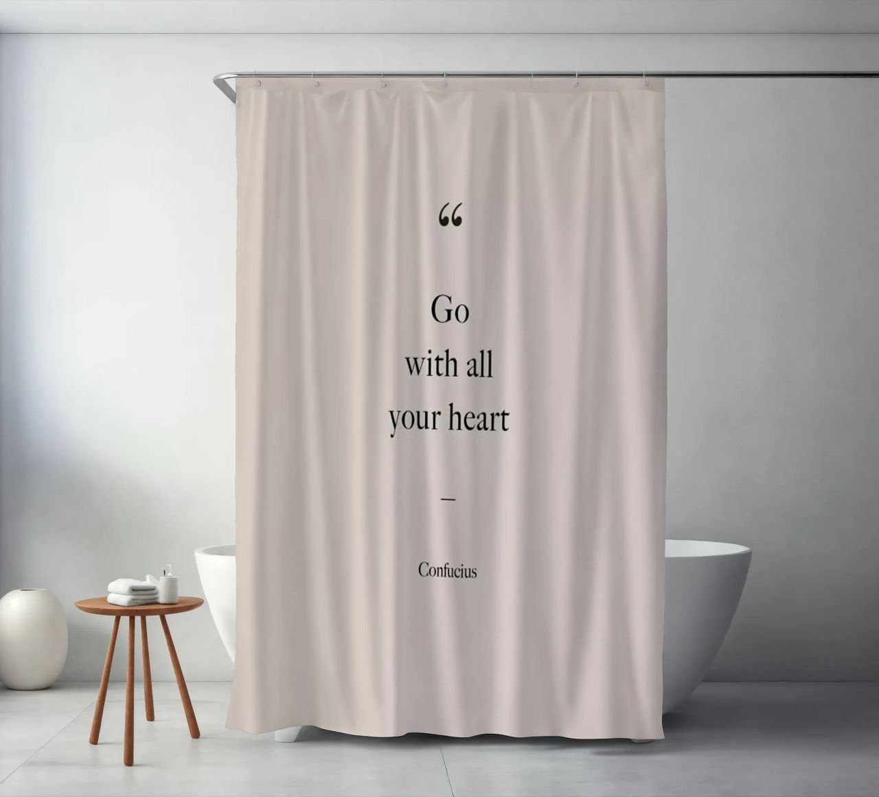 Go with All Your Heart tenda da doccia da Studio One
