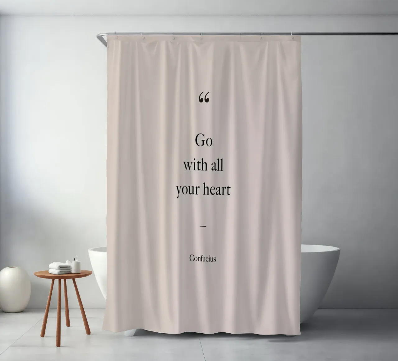 Go with All Your Heart tenda da doccia da Studio One