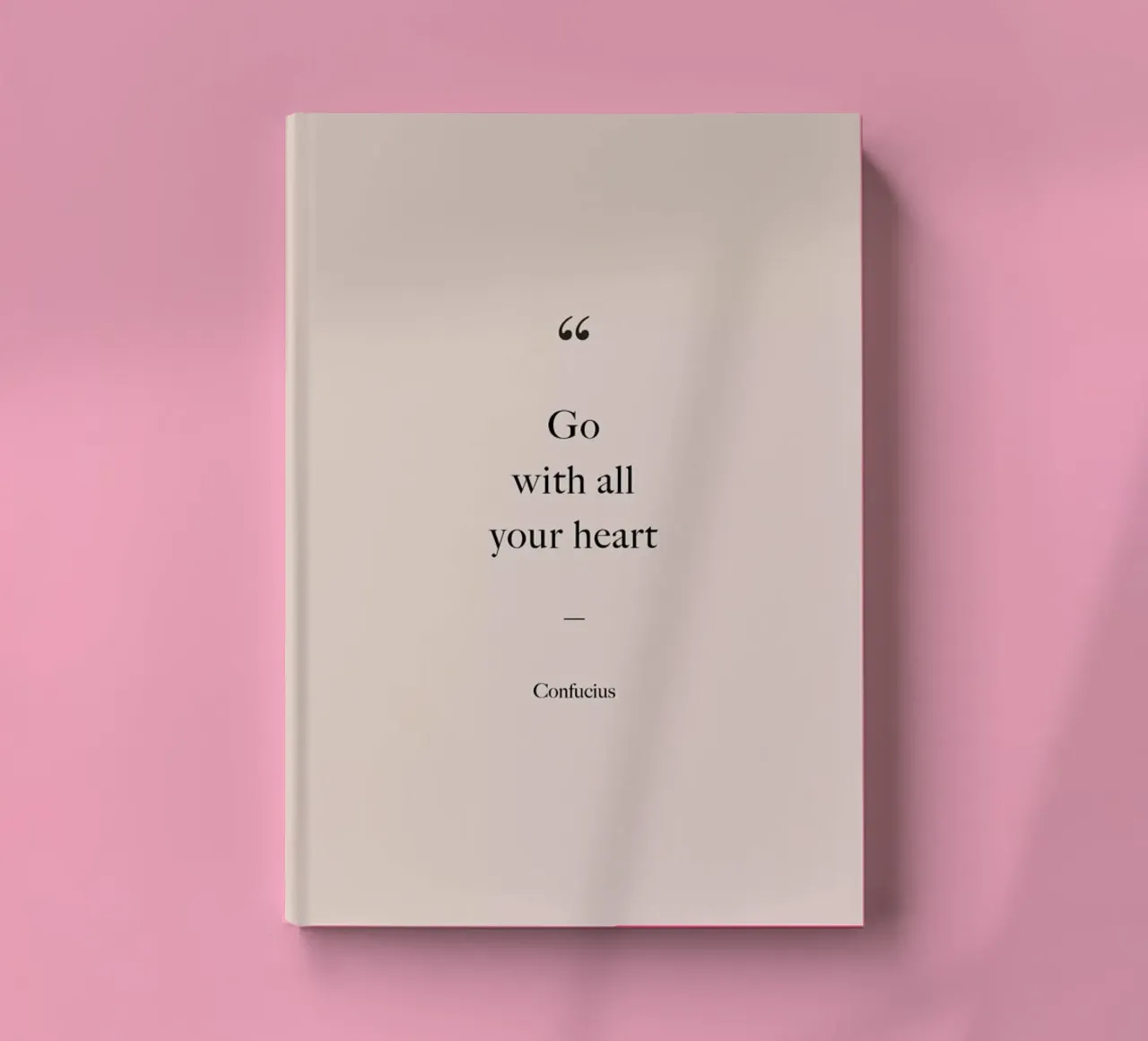 Go with All Your Heart carnet de notes de Studio One