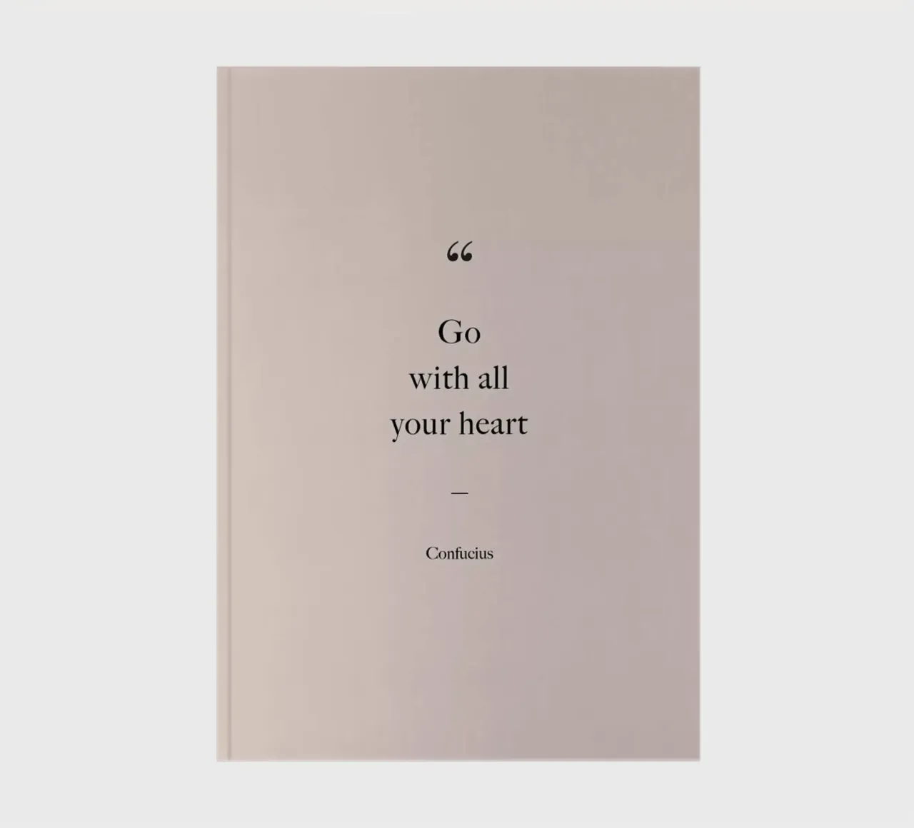 Go with All Your Heart Notizbuch von Studio One
