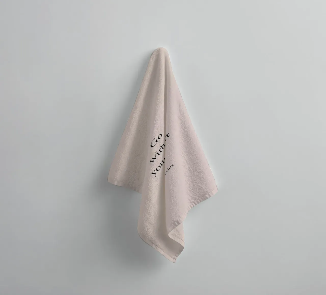 Go with All Your Heart asciugamano da bagno da Studio One