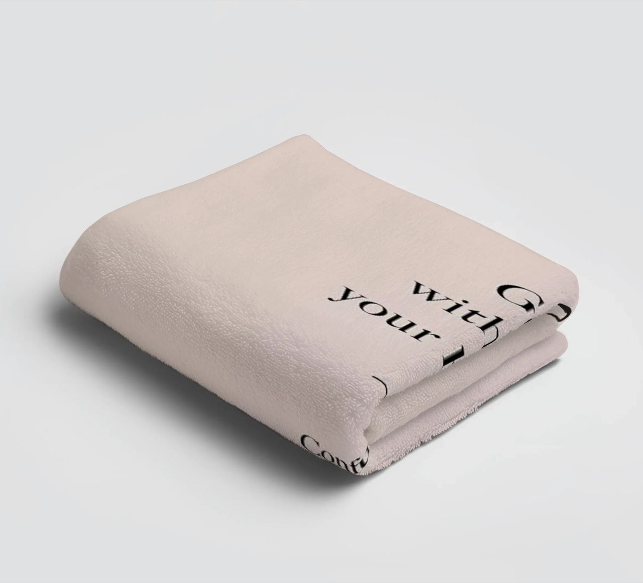 Go with All Your Heart toalla de baño de Studio One