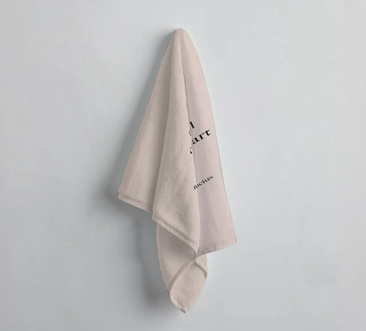 Go with All Your Heart Handtuch von Studio One