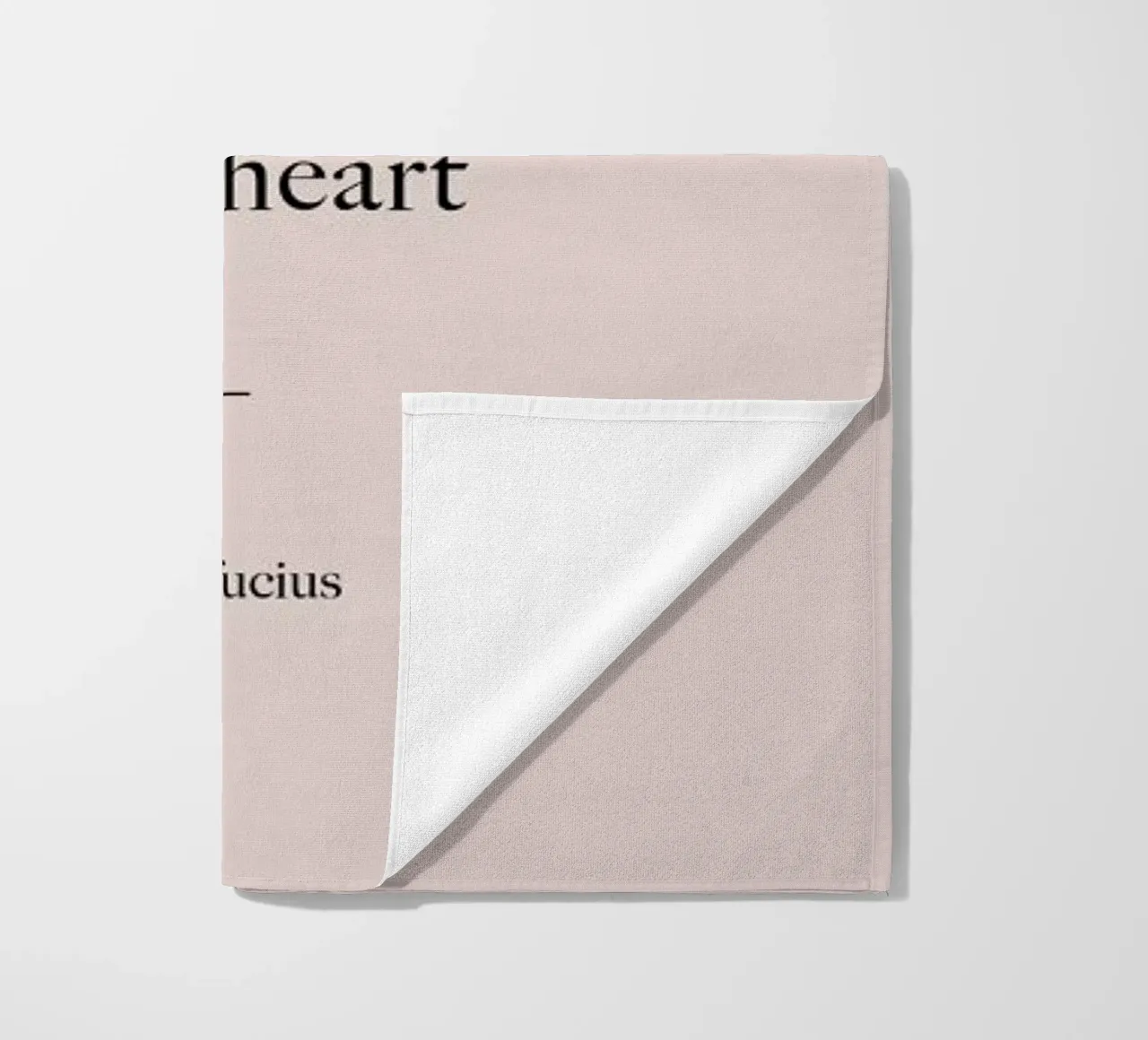 Go with All Your Heart Strandtuch von Studio One