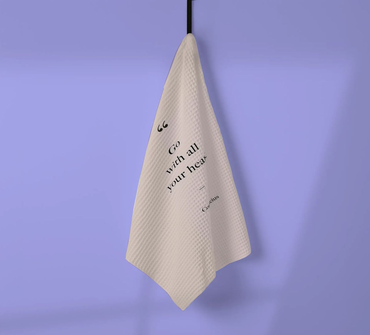 Go with All Your Heart canovaccio da cucina da Studio One