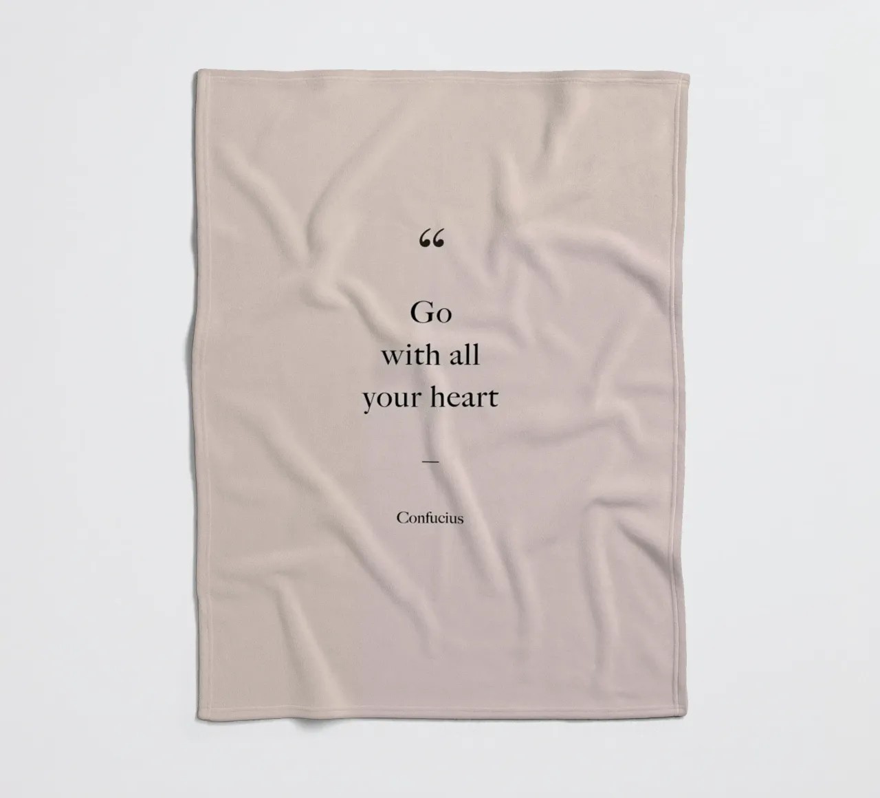 Go with All Your Heart coperta in pile da Studio One