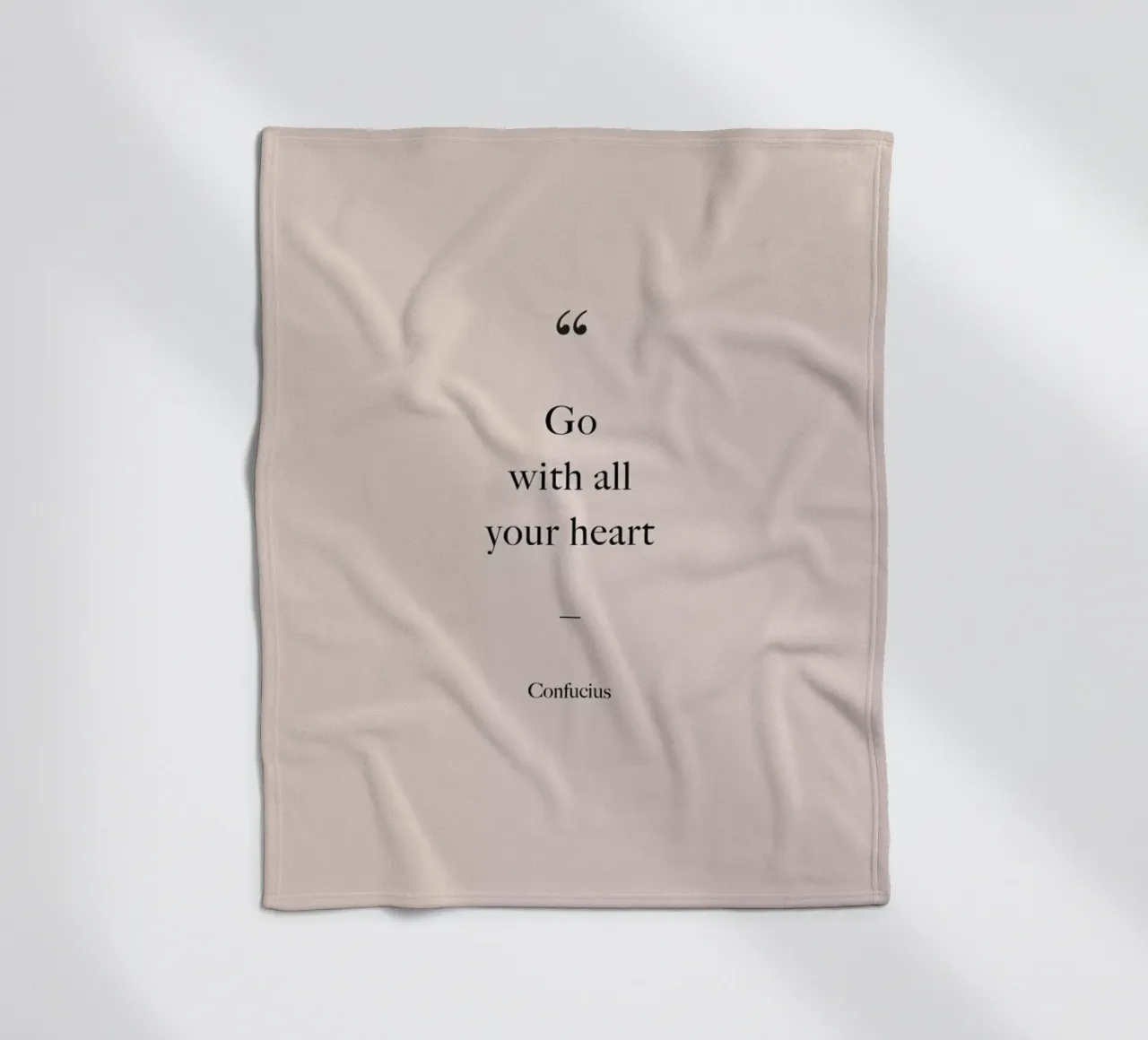 Go with All Your Heart coperta in pile da Studio One