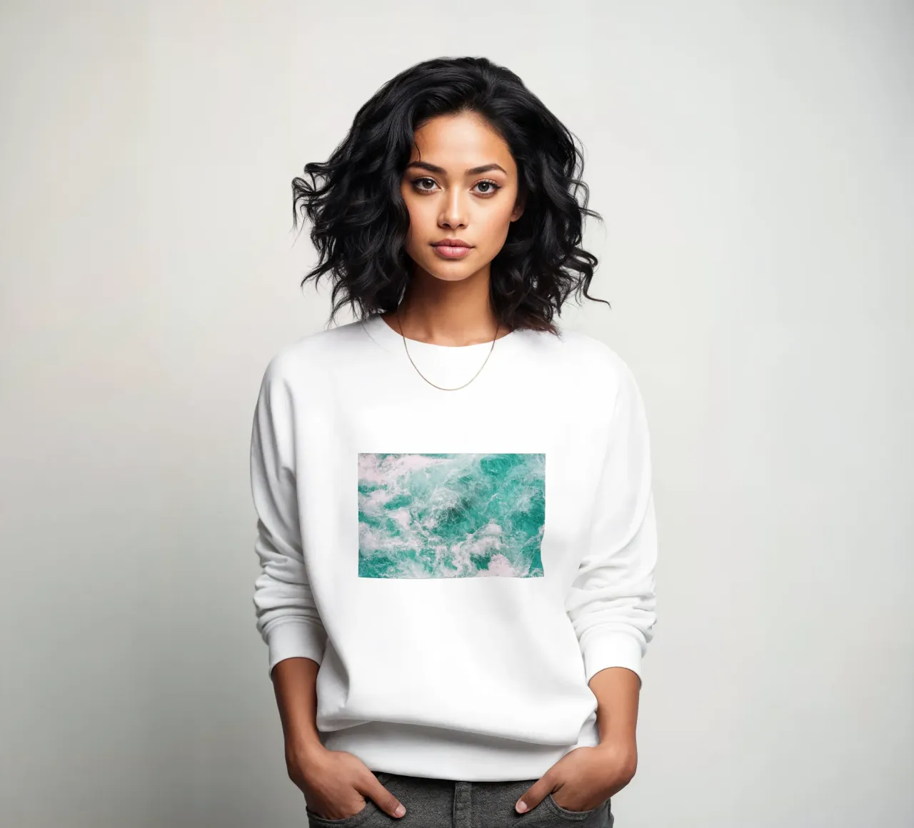 Whitewater 3 sweatshirt by Nur Mut